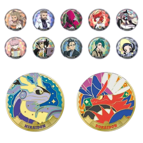 Pokemon TCG -  Paldea Magnet Blind Box Vol.2 Chinese (2 Boosters + 1 Metal Magnetic Coin)